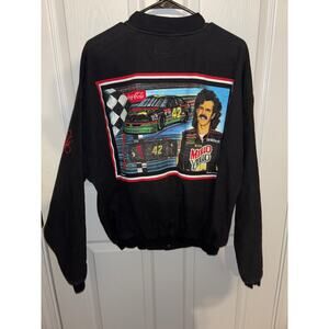 RARE Vintage 1998 Sam Bass Art Wear NASCAR Jacket Kyle Petty Mello Yello OSFA